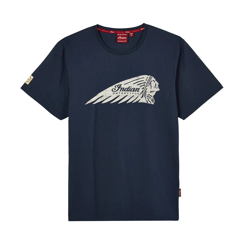 Men's Faded Headdress T-Shirt - Navy