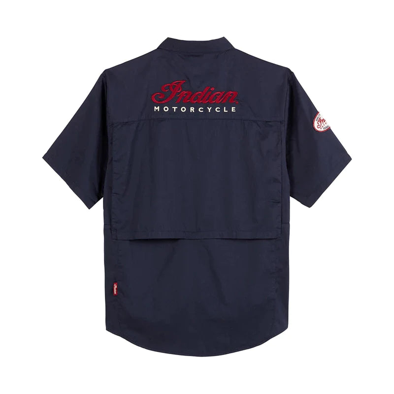 Men's Vented Shirt - Navy