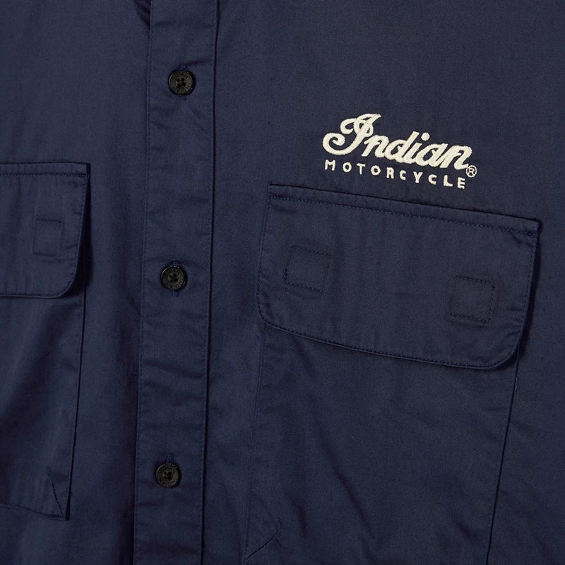 Men's Vented Shirt - Navy