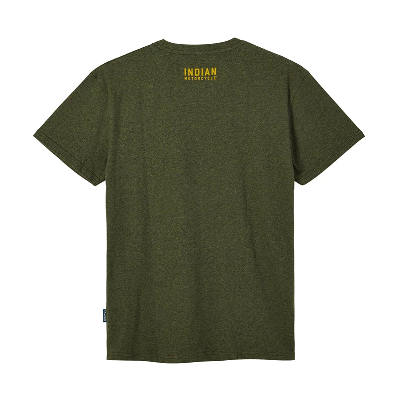 Men's Block Track T-Shirt - Khaki