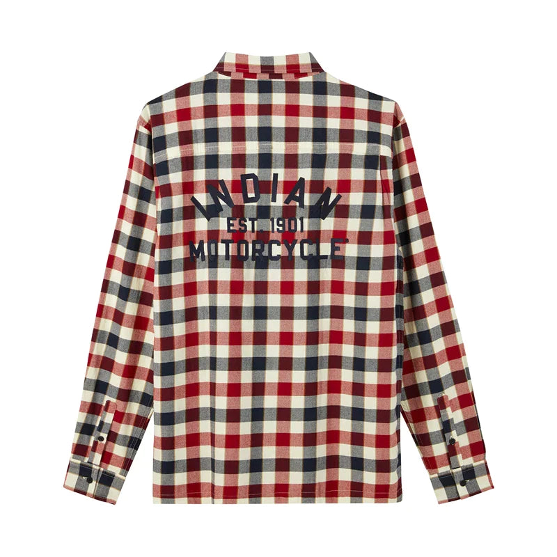 Men's Lowa Plaid Shirt - Red