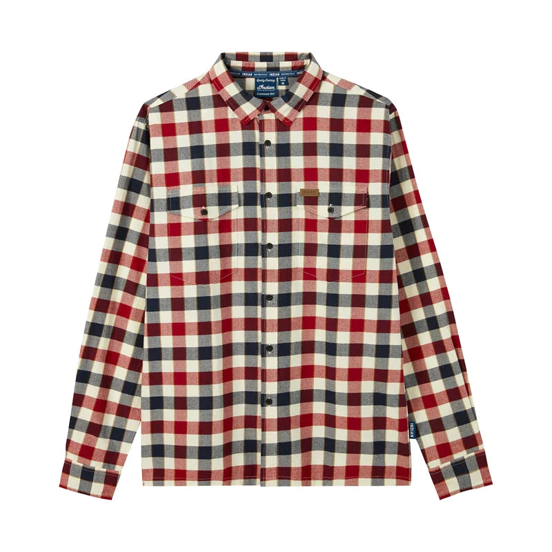 Men's Lowa Plaid Shirt - Red