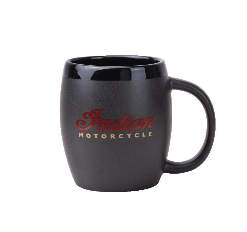 Script Logo Barrel Mug -Black