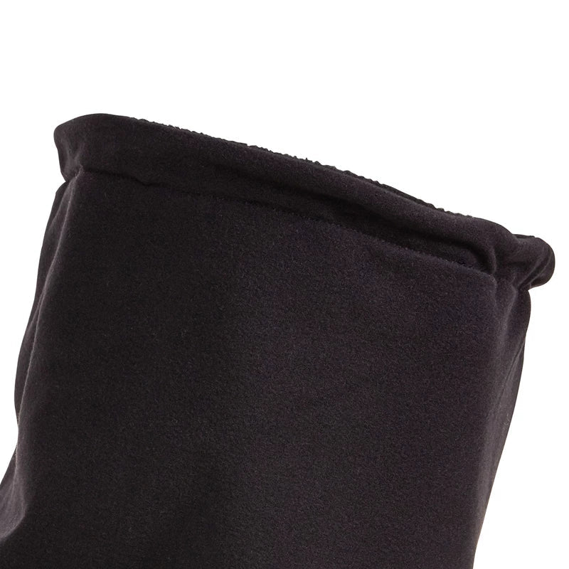 Men's Script Fleece Neck Warmer - Black