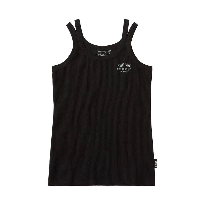 Women's Split Strap Tank - Black