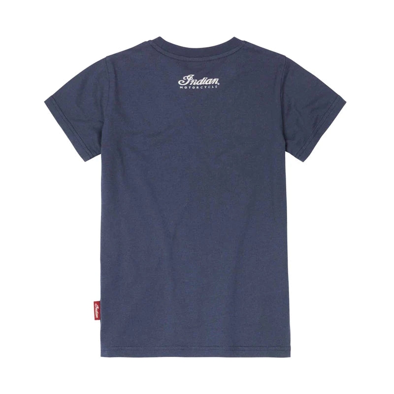 Kid's USA Flag Logo Tee, Navy