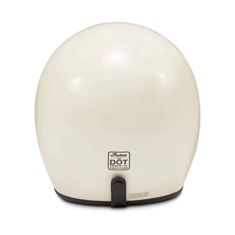 Retro Open Face Helmet, Cream