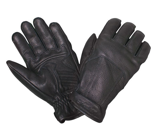 Men's Classic Leather Gloves - Black Size XL