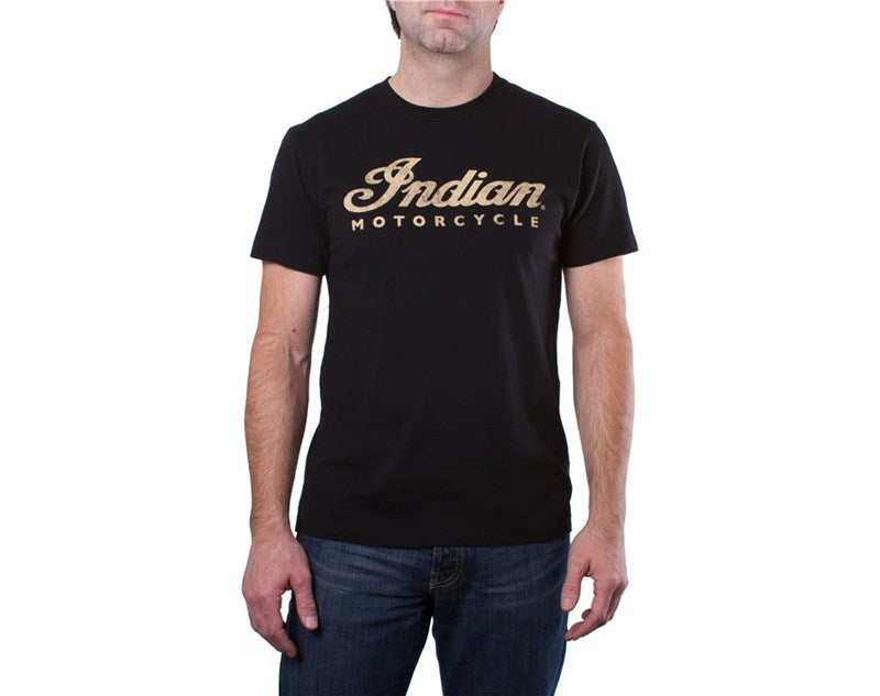 Men's Script Logo T-Shirt - Black Size S