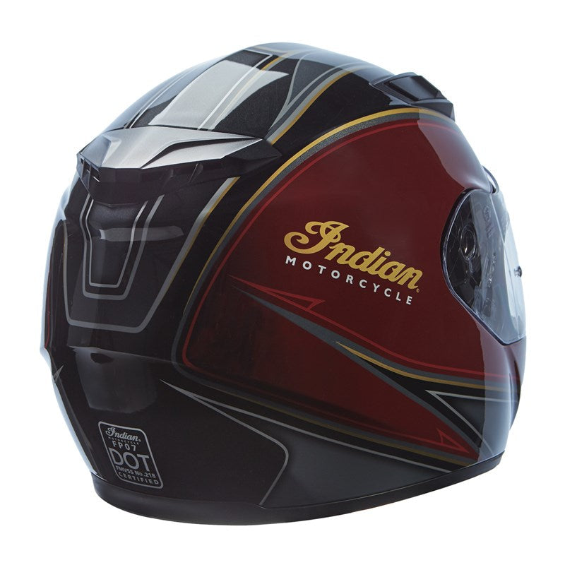 Full Face Outpost Helmet, Red/Black by Indian MotorcycleÂ®