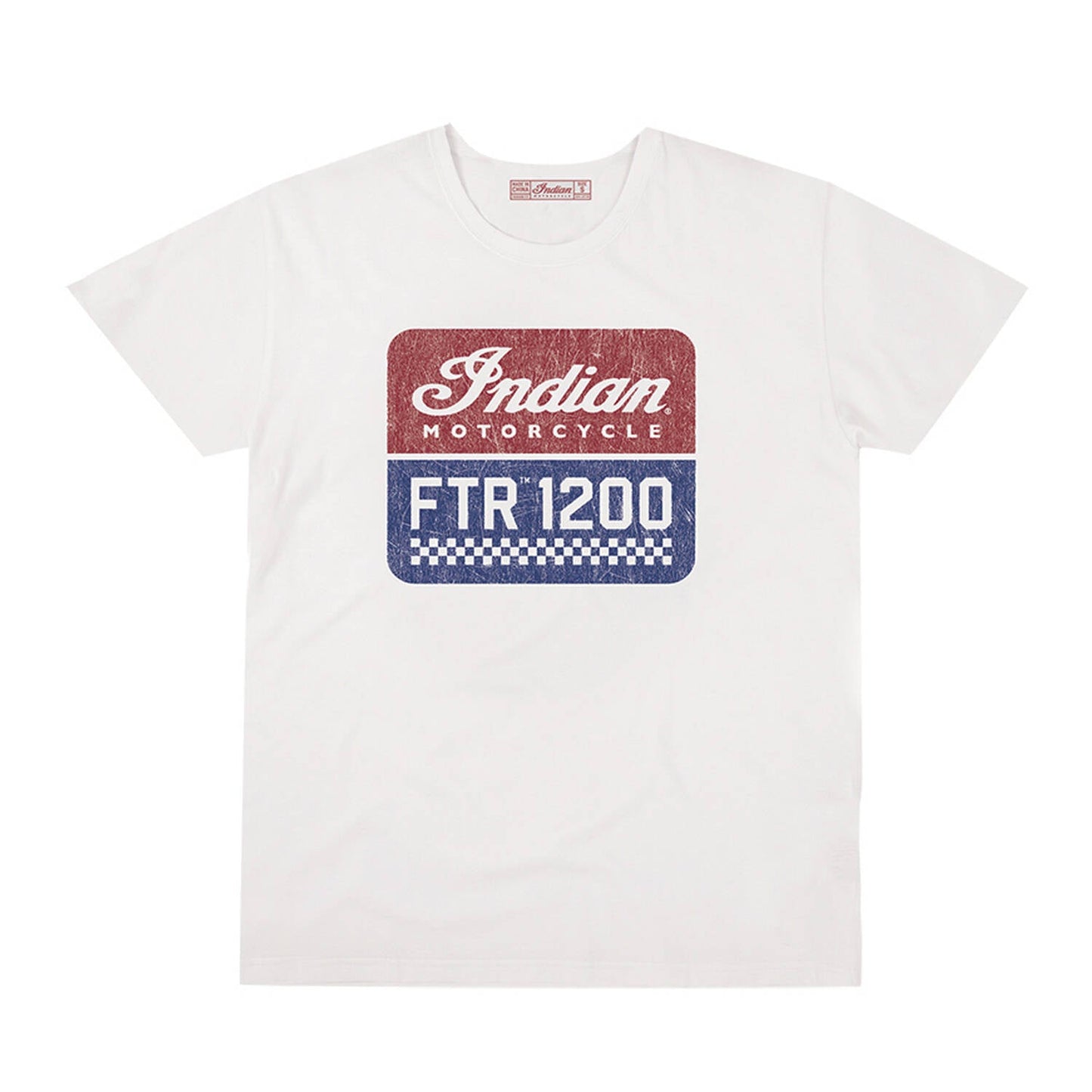 Men's FTR1200 Logo T-Shirt - White Size S