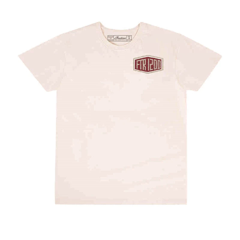 Men's FTR 1200 Shield Logo T-Shirt - Antique White LIMITED STOCK