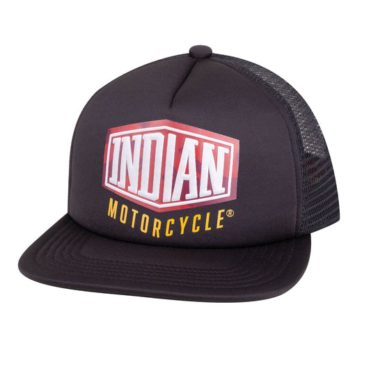 Camo Logo Trucker Hat by Indian MotorcycleÂ®
