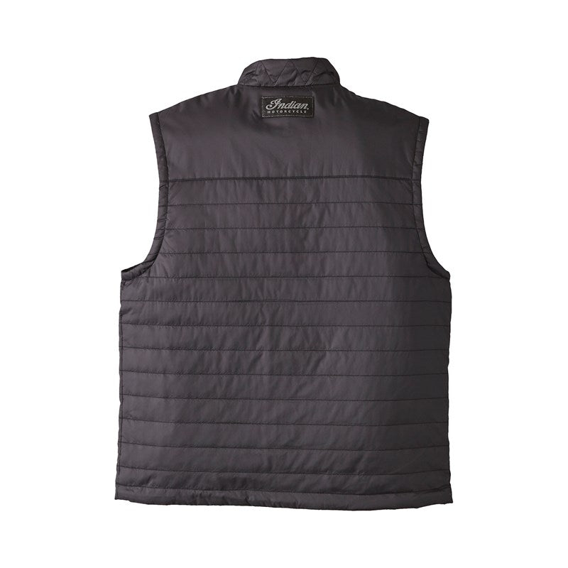 Men's Thermo Zip-Up Undervest -Black