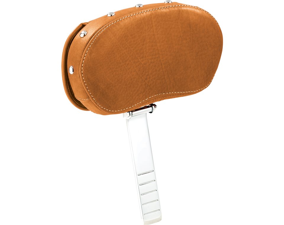 Rider Backrest Pad -Desert Tan W/Studs