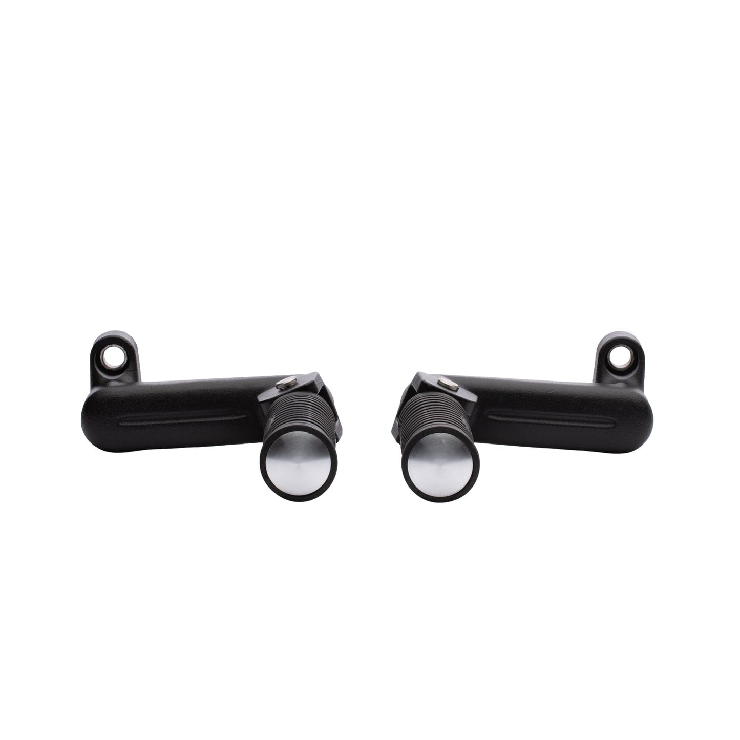 Passenger Pegs in Matte Black, Pair