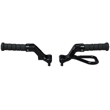 Passenger Pegs, Cruiser Black